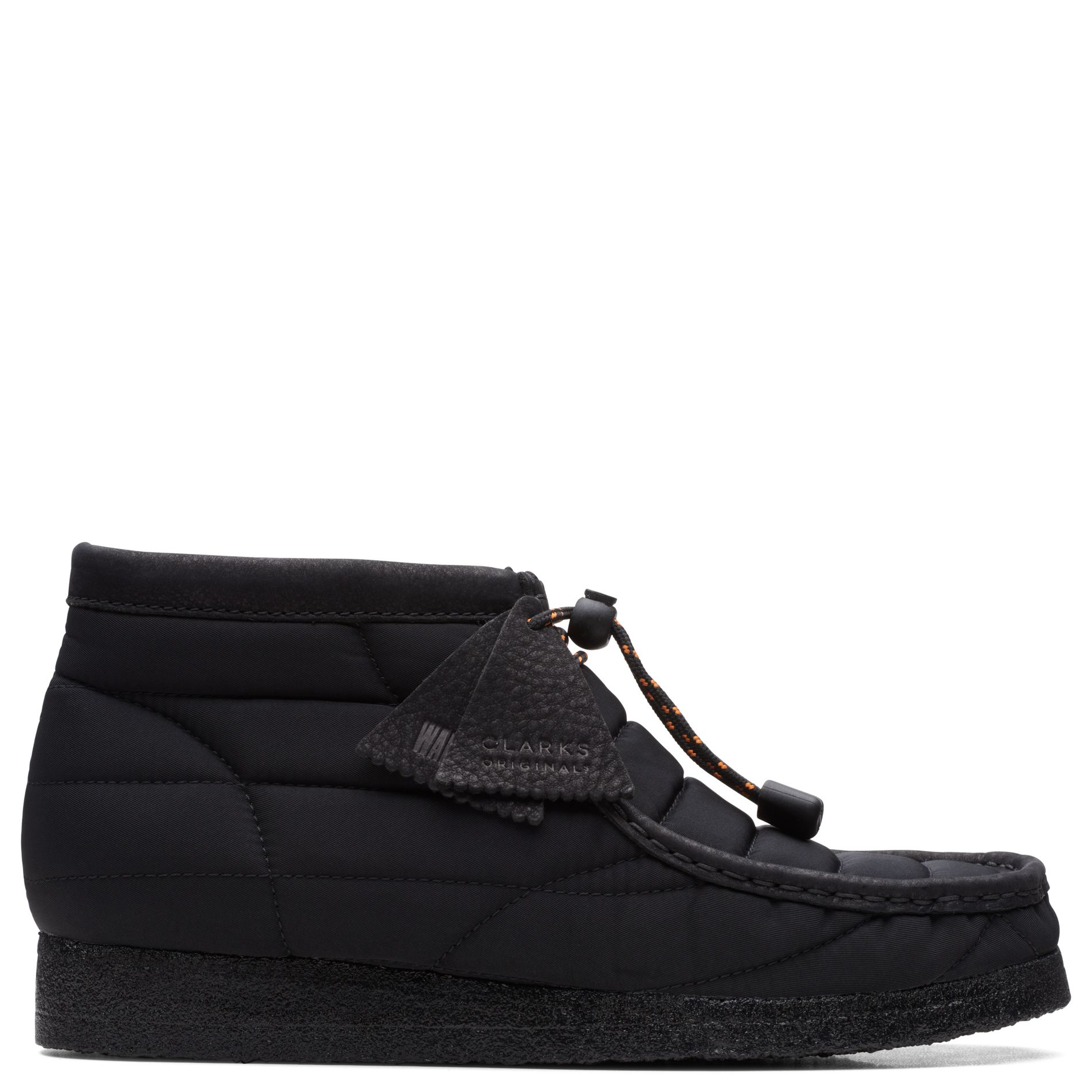 Clarks Wallabee Boot - Black Quilted - MODA3