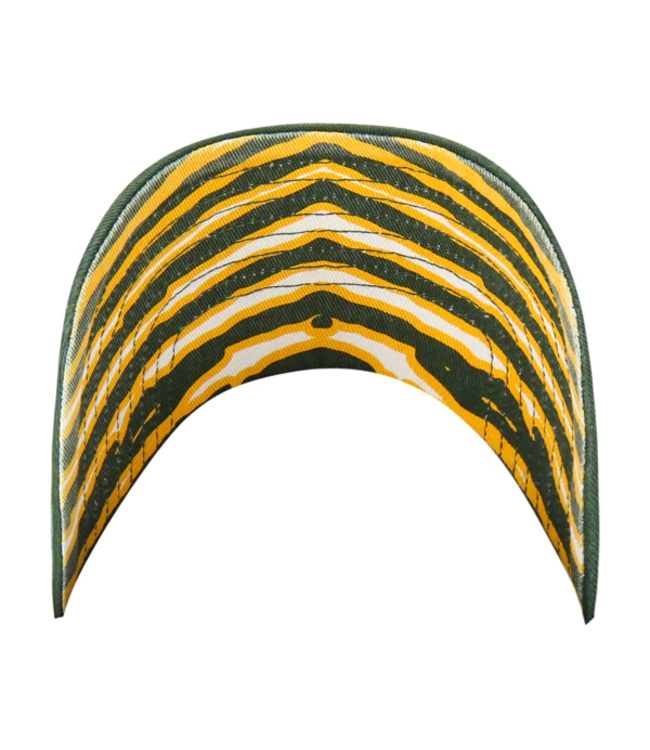 '47 Brand Packers Zubaz Under Clean Up Hat Green MODA3
