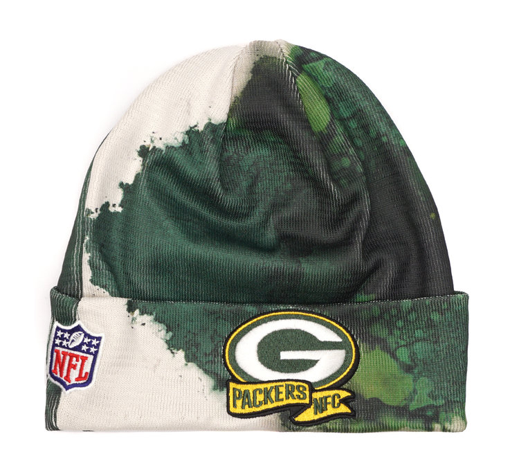 New Era Green Bay Packers Trapper Knit Hat - Green - MODA3