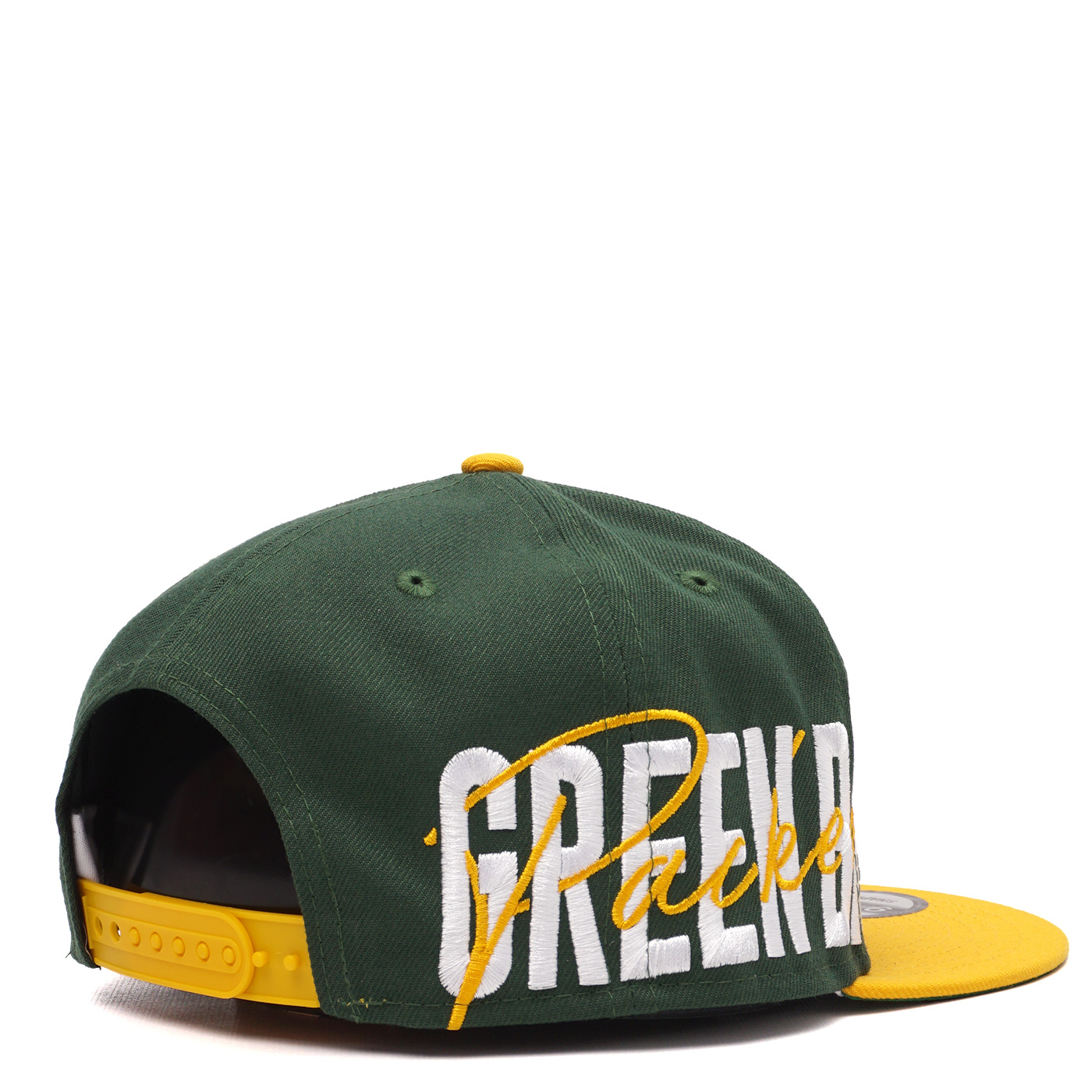 New Era Green Bay Packers Script 9Fifty Snapback Hat - Green - MODA3