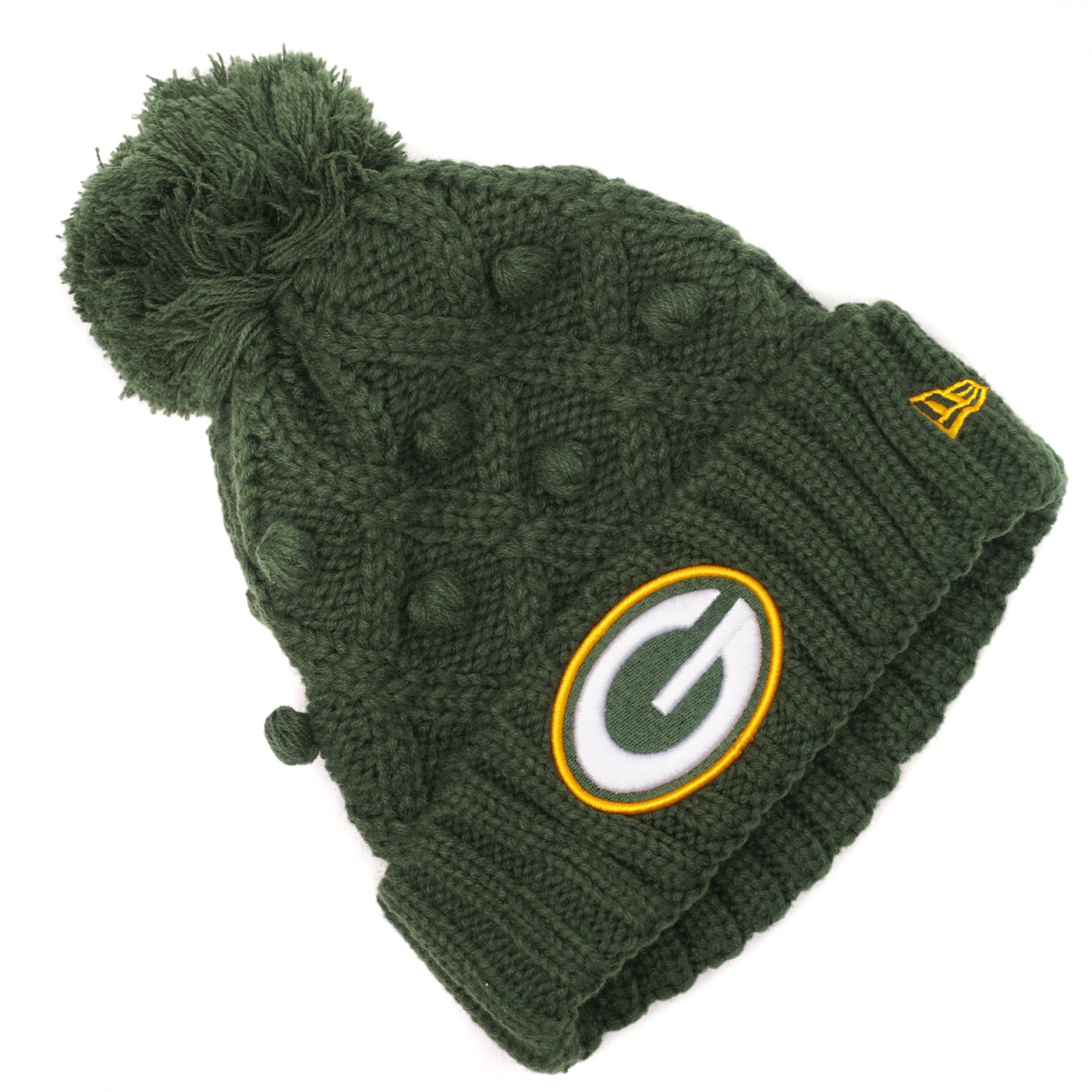 New Era Green Bay Packers Sideline Ink Knit Beanie - Green - MODA3