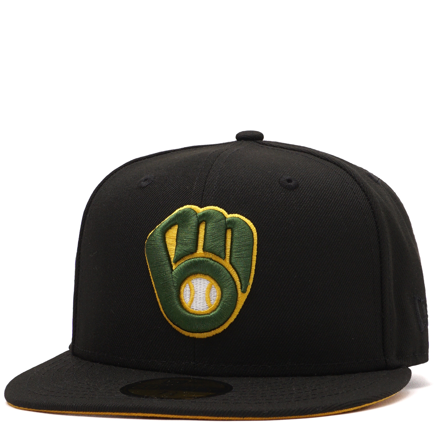 MILWAUKEE BREWERS 40TH SEASON DARK GREEN PINK BRIM NEW ERA FITTED HAT –  Sports World 165