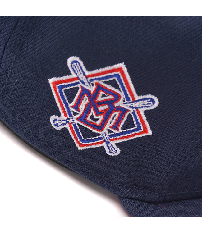 New Era Milwaukee Brewers 'Pabst' 59Fifty Fitted Hat Navy MODA3