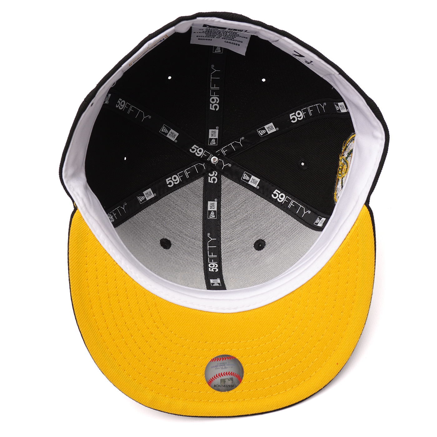 Men's Milwaukee Brewers New Era Yellow/Black Grilled 59FIFTY Fitted Hat