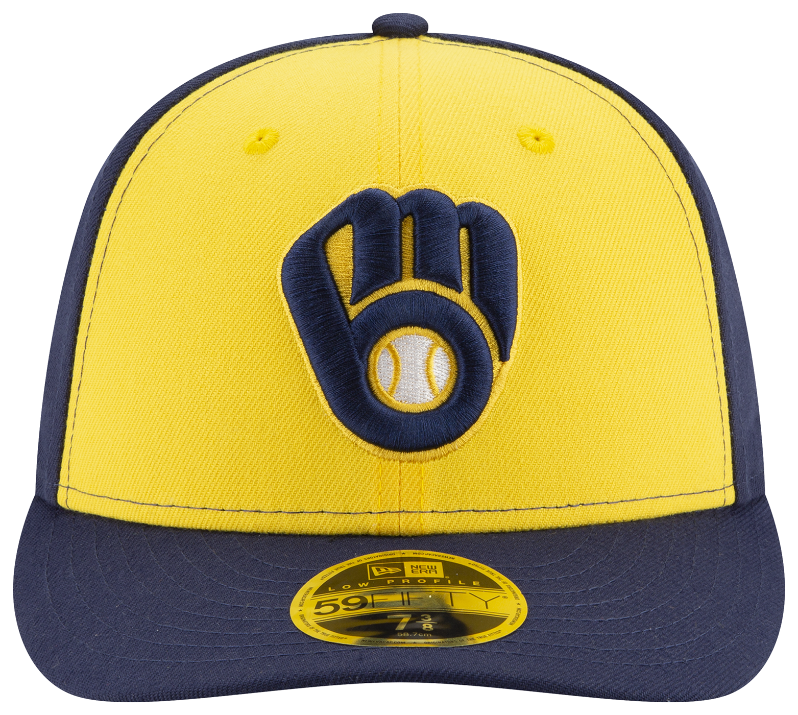 New Era Milwaukee Brewers 'Pack' 59Fifty Fitted Hat - Black - MODA3