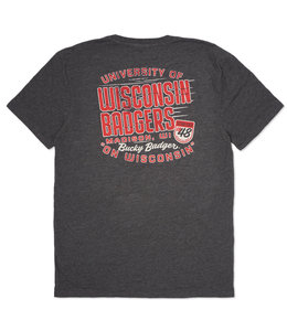 FANATICS BADGERS GAME FACE TEE