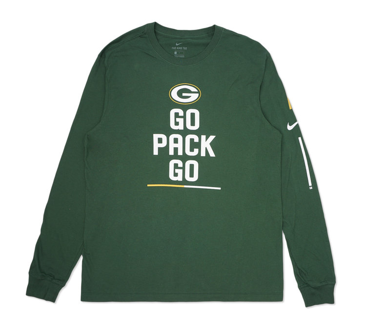 Green Bay Packers Starter Clutch Hit Long Sleeve T-Shirt - Green