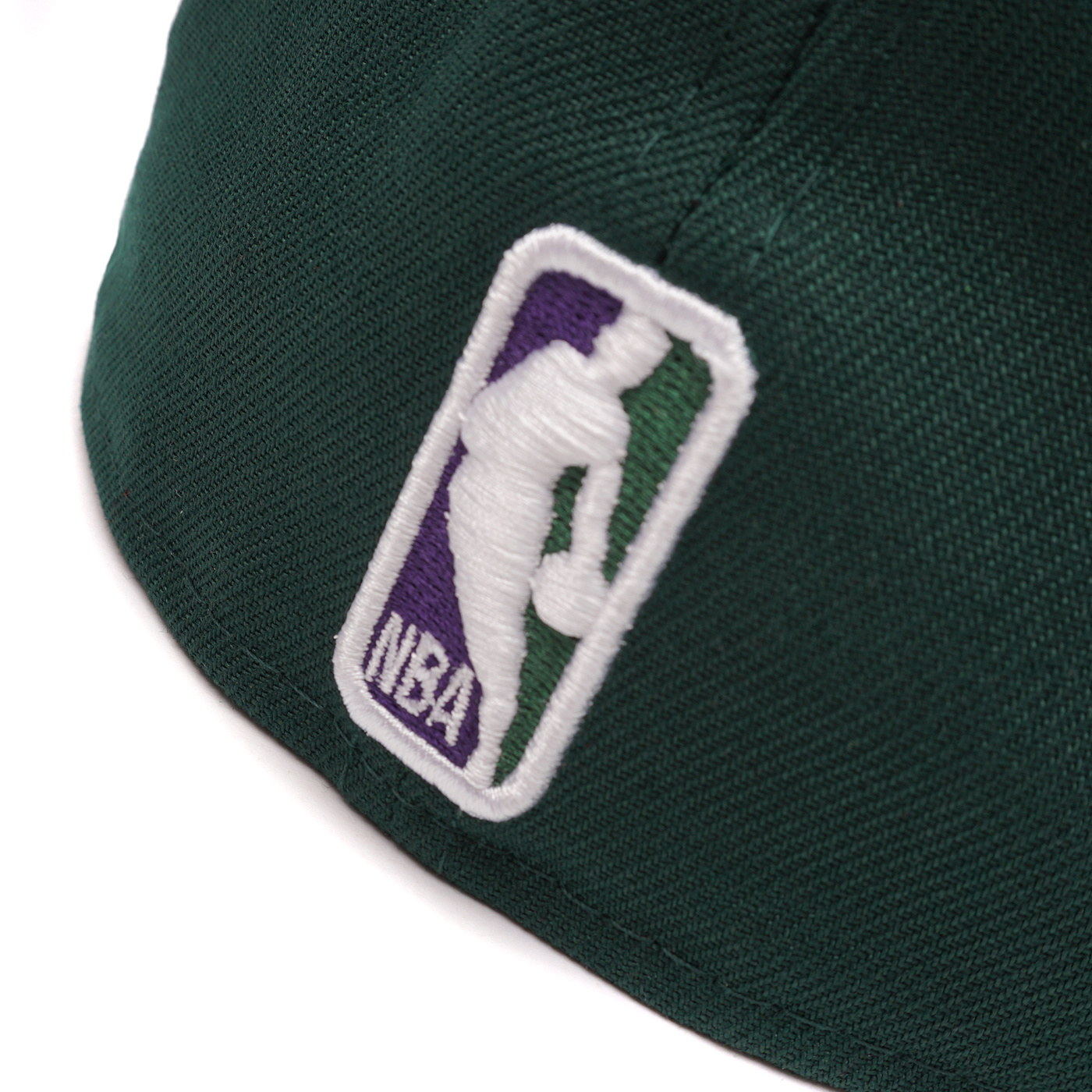 New Era Men's Bucks Script 59FIFTY Fitted Hat Green/Purple Size 7 5/8 | MODA3