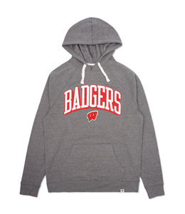 Fanatics Wisconsin Badgers Act Fast Crewneck Sweatshirt - Heather