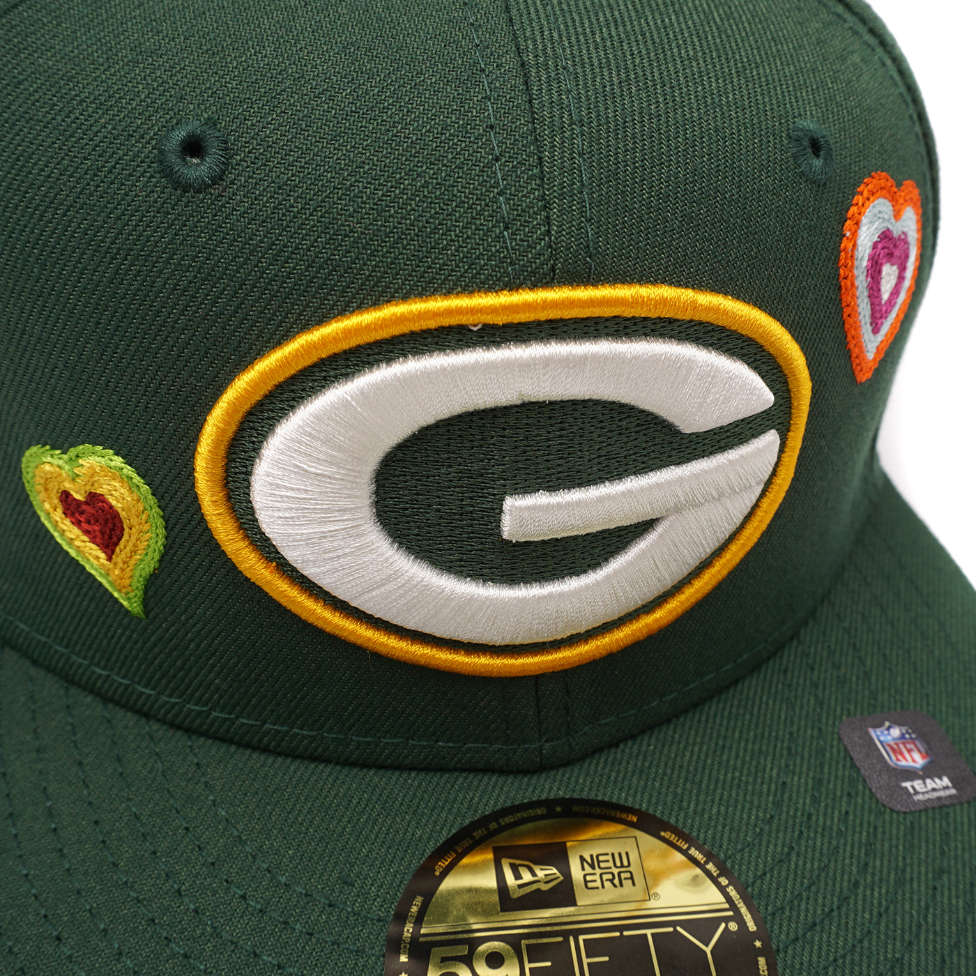 New Era Green Bay Packers Side Font 9FIFTY Snapback Hat - Green - MODA3