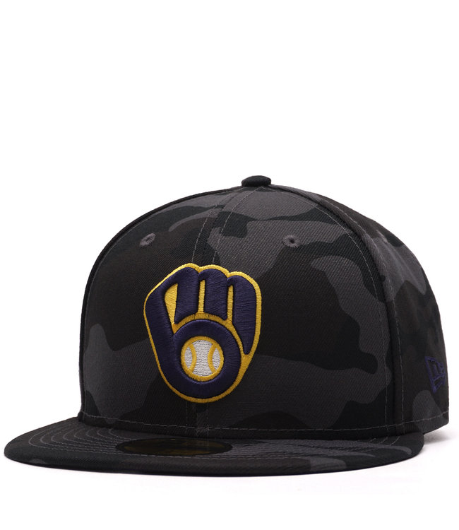 NEW ERA Brewers Logo Camo 59Fifty Fitted Hat