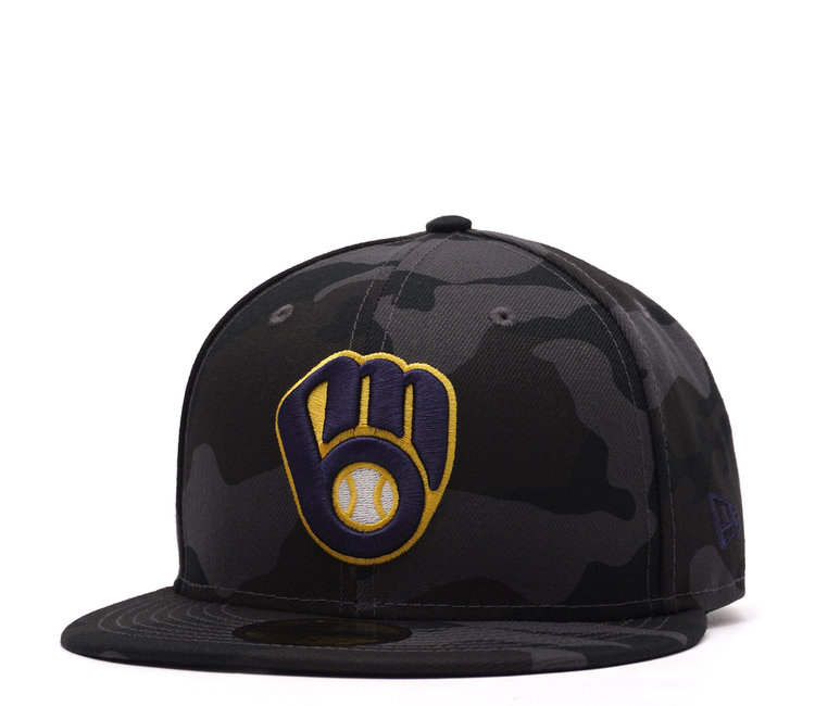 New Era Milwaukee Brewers Ghost Camo 59FIFTY Cap - Macy's