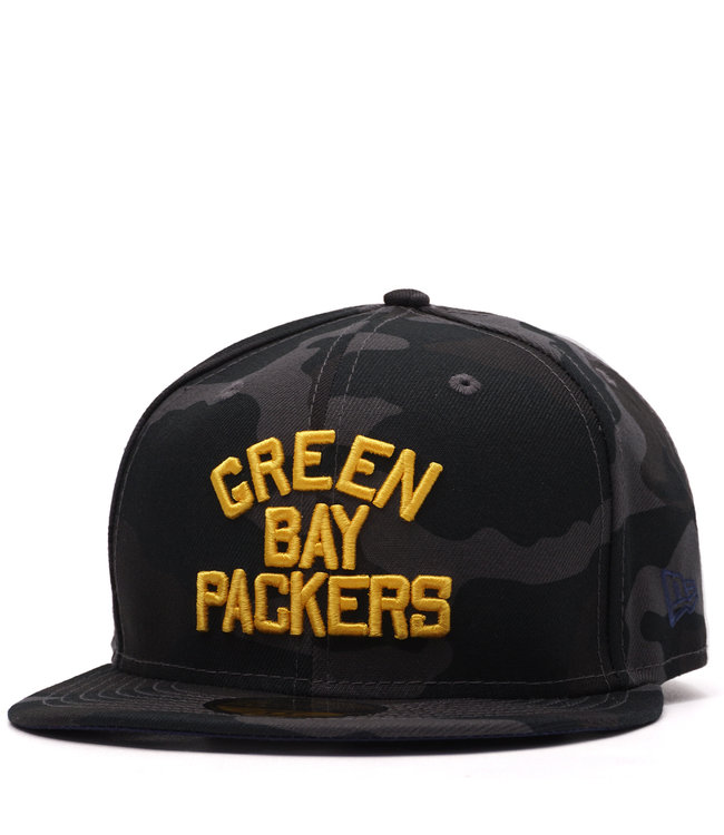 NEW ERA Packers Wordmark Camo 59Fifty Fitted Hat