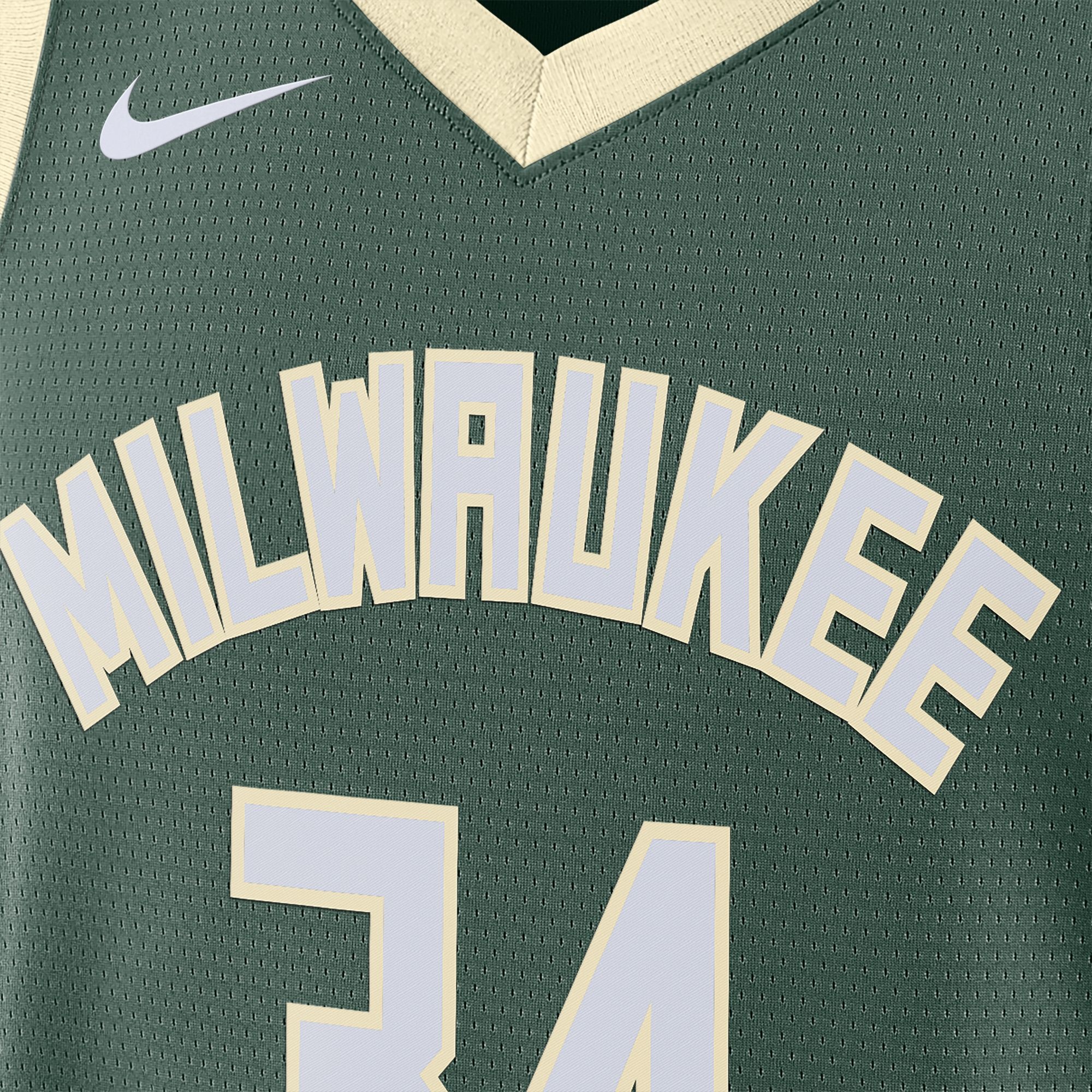 Nike Basketball NBA Milwaukee Bucks Dri-FIT City Edition jersey