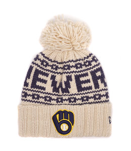 NEW ERA BREWERS WOMEN'S '22 SPORT KNIT BEANIE