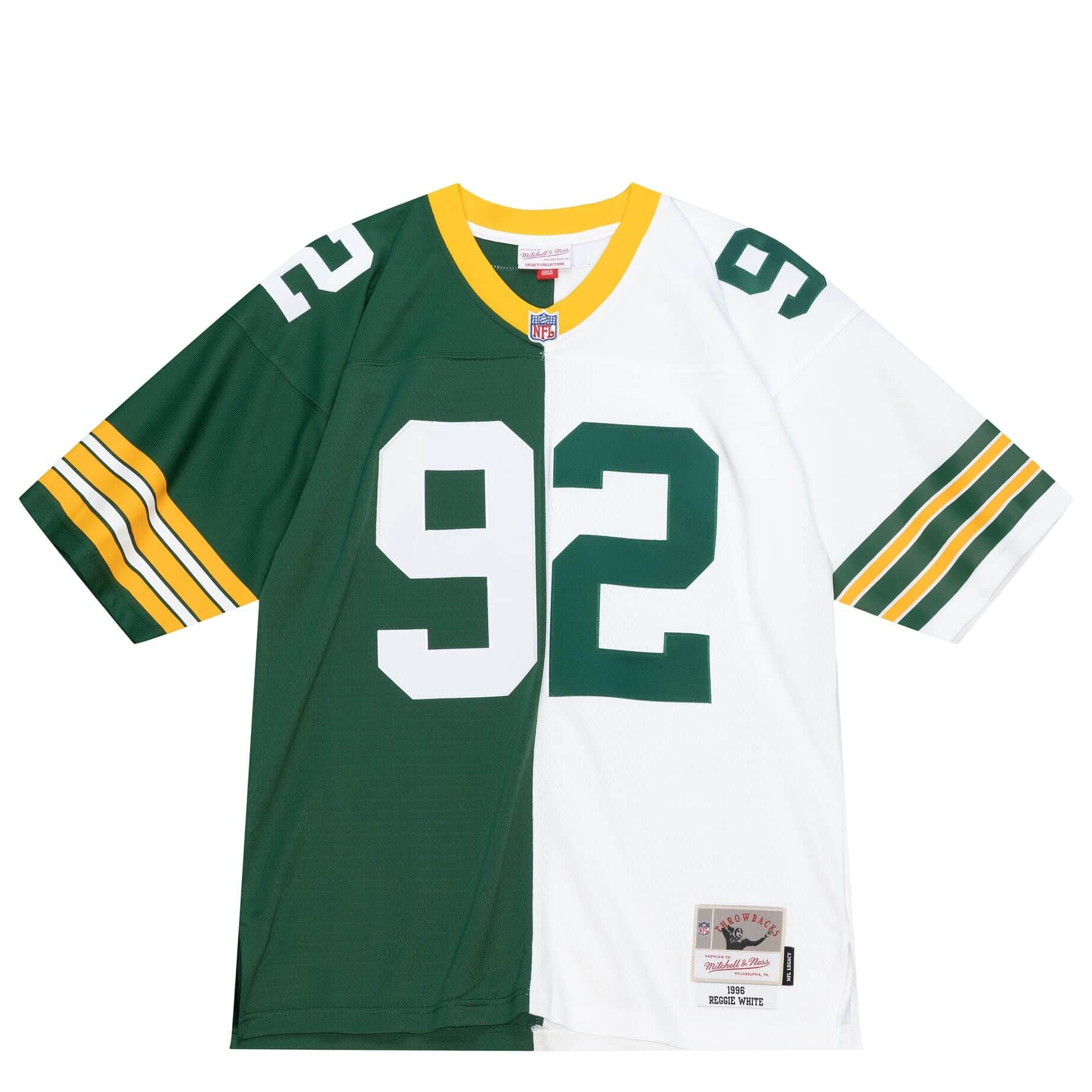 Mitchell & Ness Green Bay Packers Reggie White '96 Split Legacy Jersey -