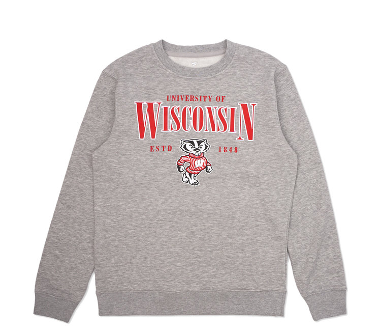 Badgers Act Fast Crewneck Sweatshirt