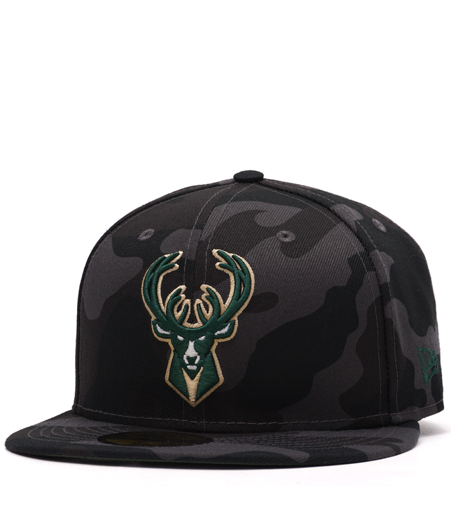 NBA New Era All Over 59Fifty Fitted Hat - Black