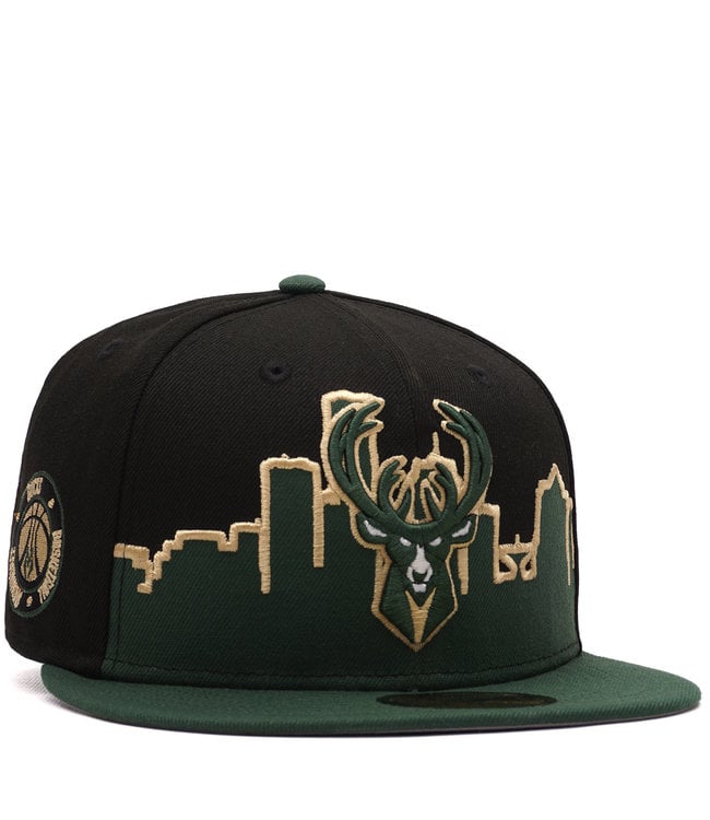 NBA New Era All Over 59Fifty Fitted Hat - Black