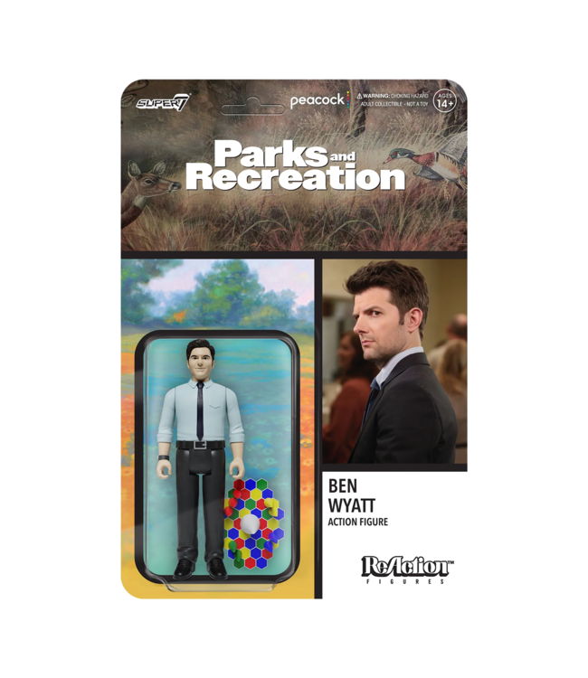 SUPER7 Parks and Recreation Reaction Figure - Ben Wyatt