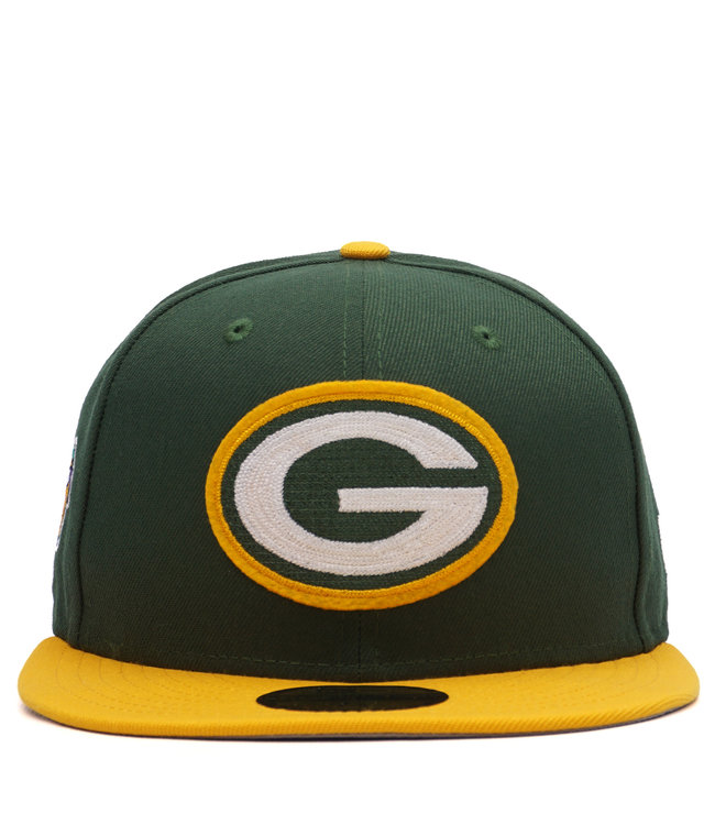 New Era Green Bay Packers Letterman 59Fifty Fitted Hat Green MODA3