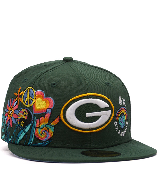 New Era Fitted Floral Collection Green Bay Packers