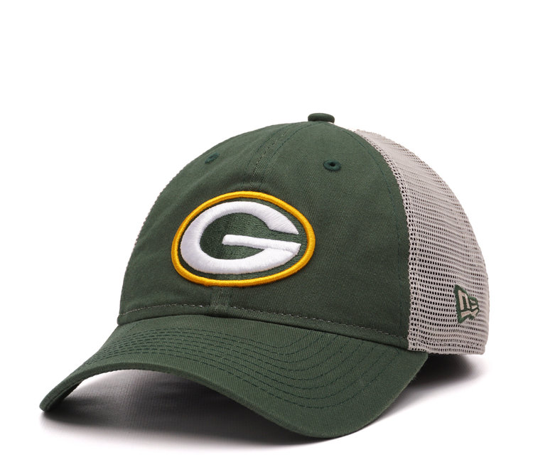 New Era Green Bay Packers Camo Trucker 9 Twenty Hat - Green - MODA3