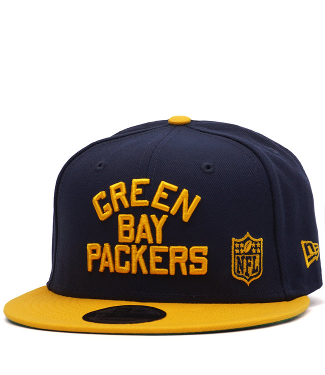 New Era Green Bay Packers Script 9Fifty Snapback Hat - Green - MODA3