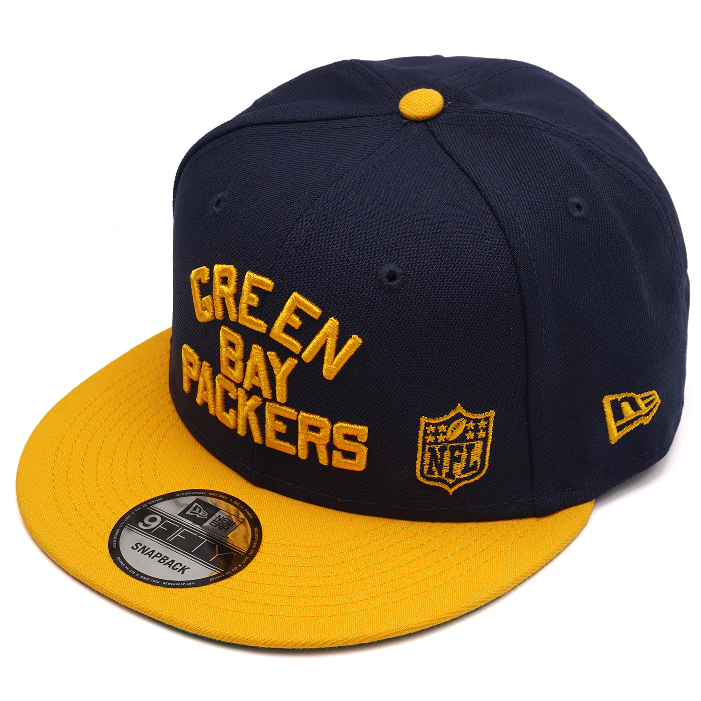 New Era Green Bay Packers Team Split 9Fifty Snapback Hat - Green/Gold -  MODA3