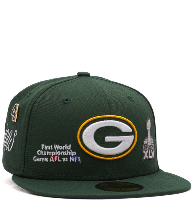 Green Bay Packers New Era Historic Champs 59FIFTY Fitted Hat - Green