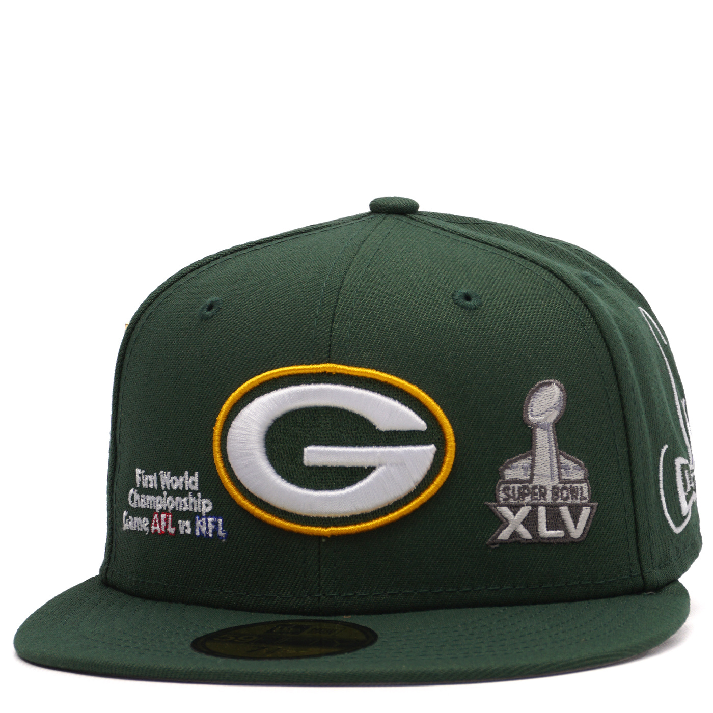 Green Bay Packers New Era Historic Champs 59FIFTY Fitted Hat - Green