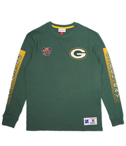 Green Bay Packers Nike Green Marled Raglan Short Sleeve T-Shirt