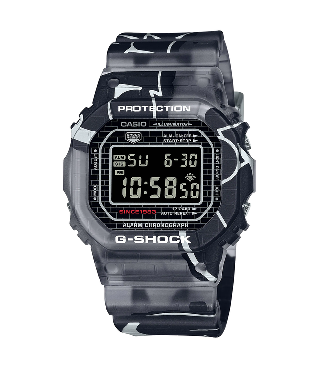 kinakål Afhængig spand G-SHOCK DW5000SS-1 Watch - Black - MODA3