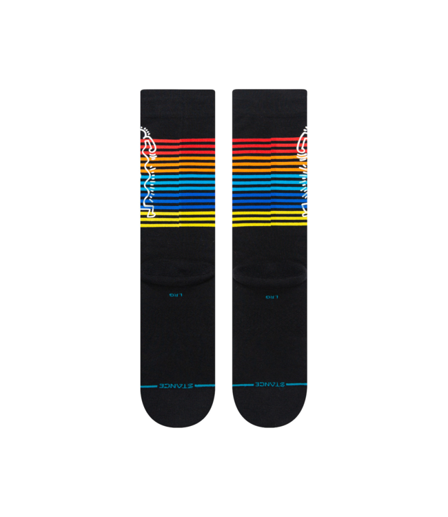 Stance x Keith Haring Wiggles Socks - Black - MODA3
