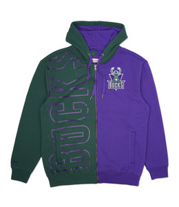 Mitchell & Ness Milwaukee Bucks HWC Night Pullover Hoodie - Green - MODA3