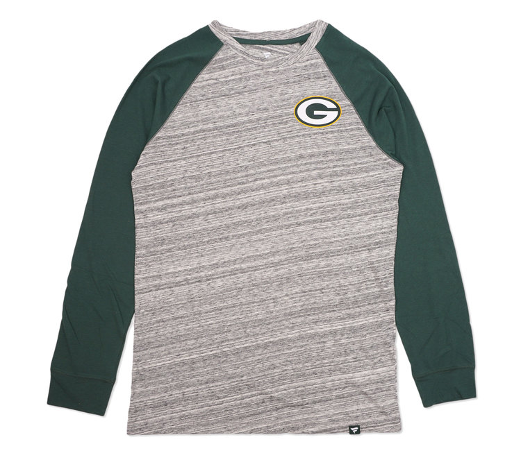 Fanatics Packers Sport Resort V-Neck Long Sleeve T-Shirt