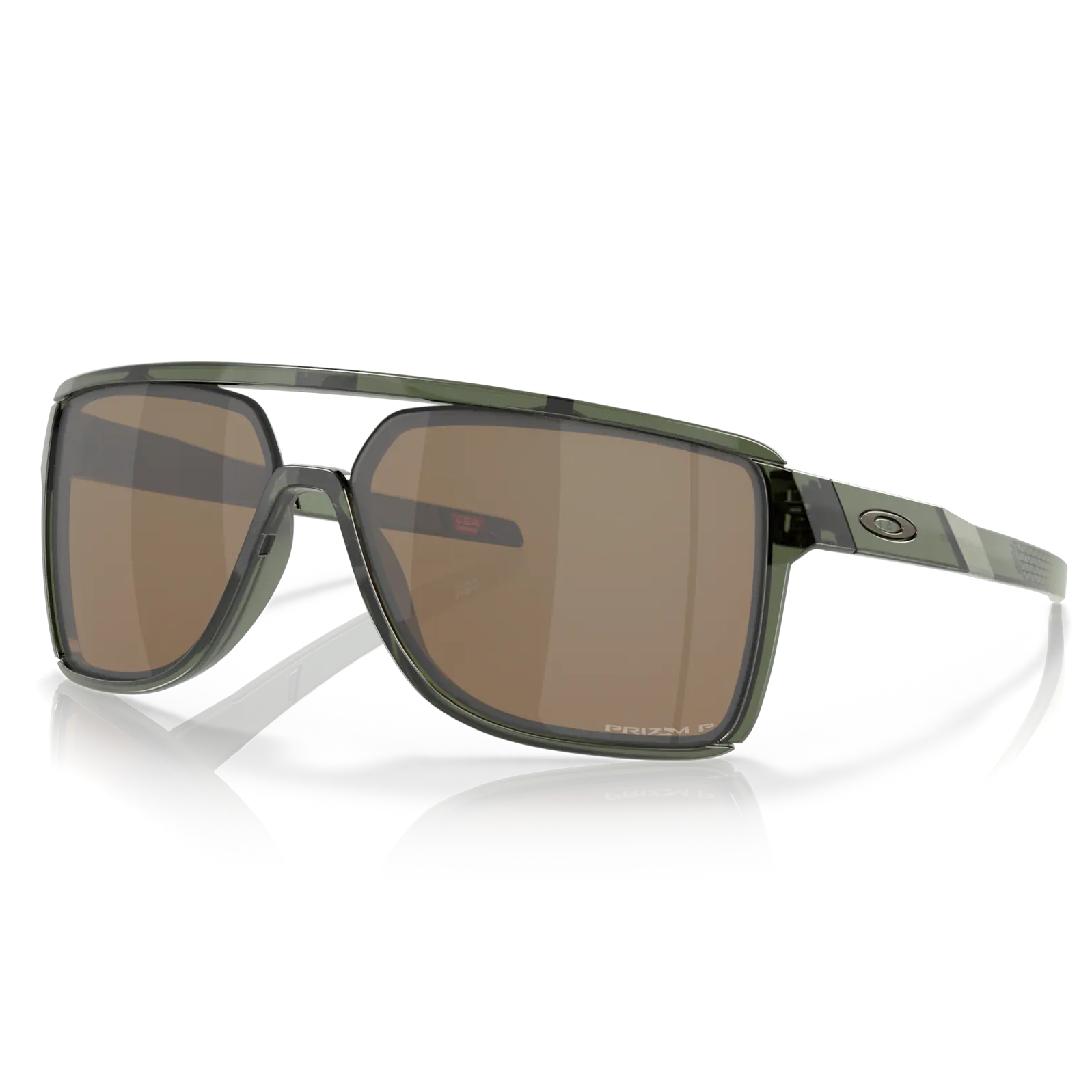 Oakley Castel Sunglasses - Tungsten/Olive Ink - MODA3