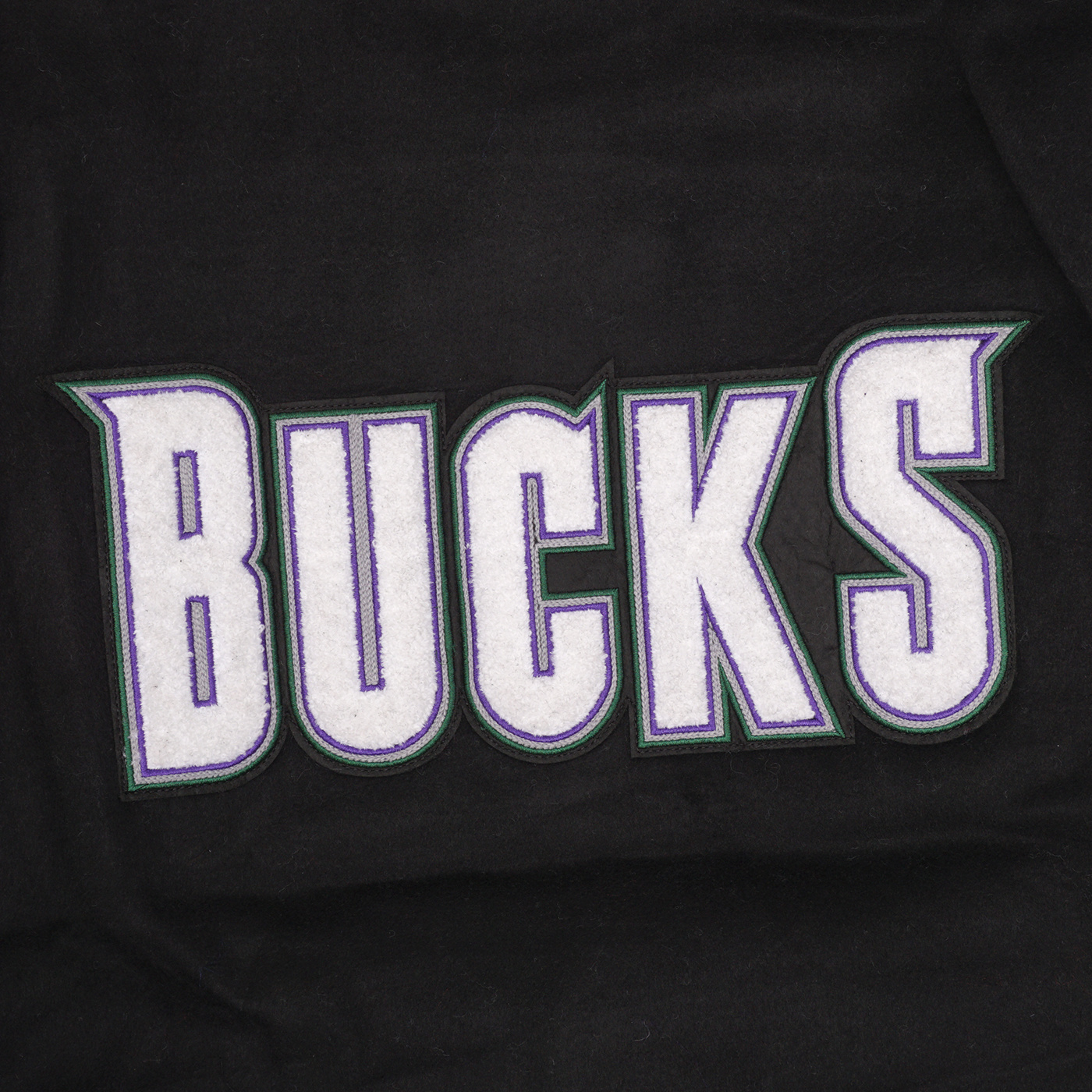 Mitchell & Ness Milwaukee Bucks Varsity Jacket - Black - MODA3