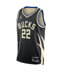 Giannis Antetokounmpo Milwaukee Bucks Nike Earned Edition Swingman Jersey  Men's