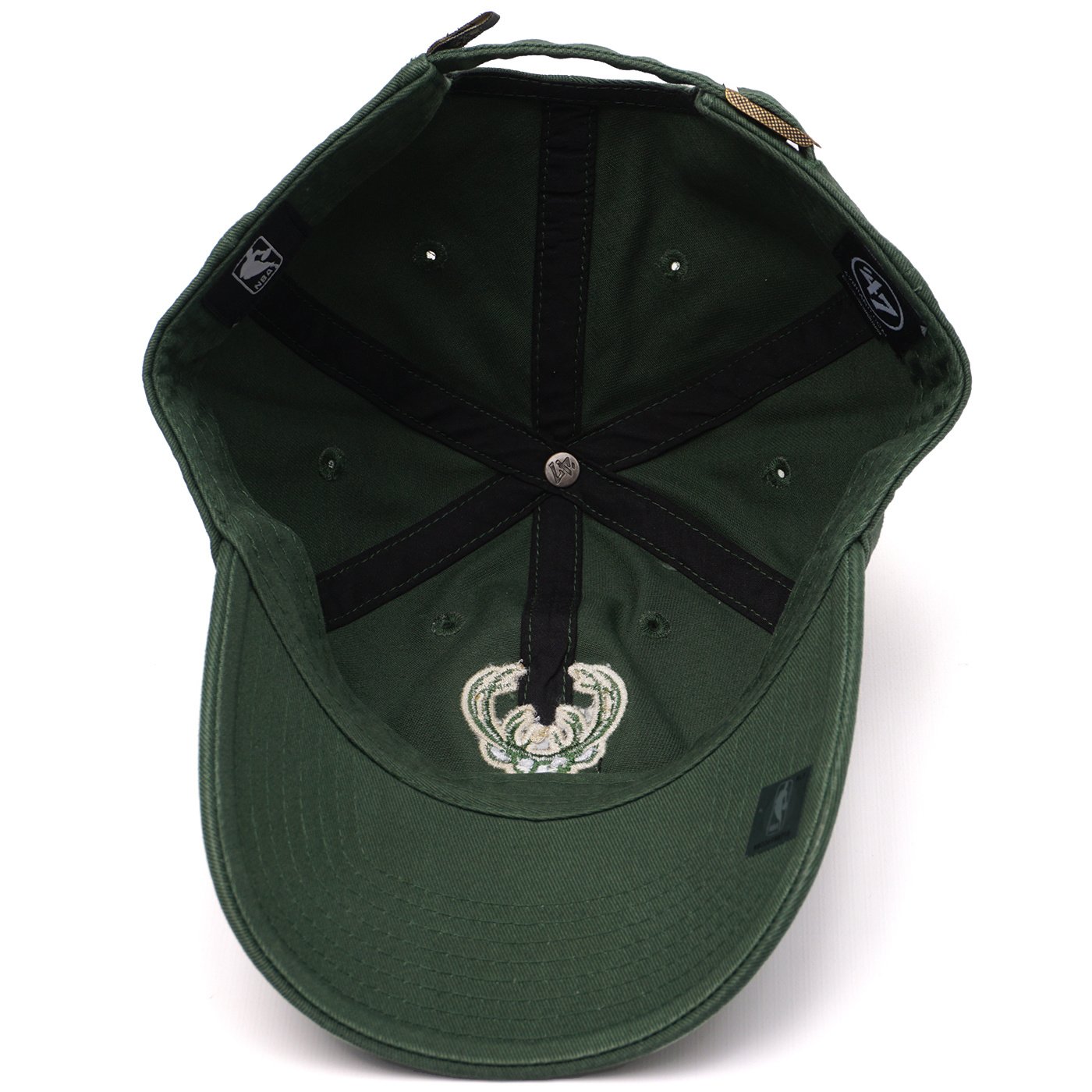 47 Brand CU Ice Green Milwaukee Bucks Adjustable Hat