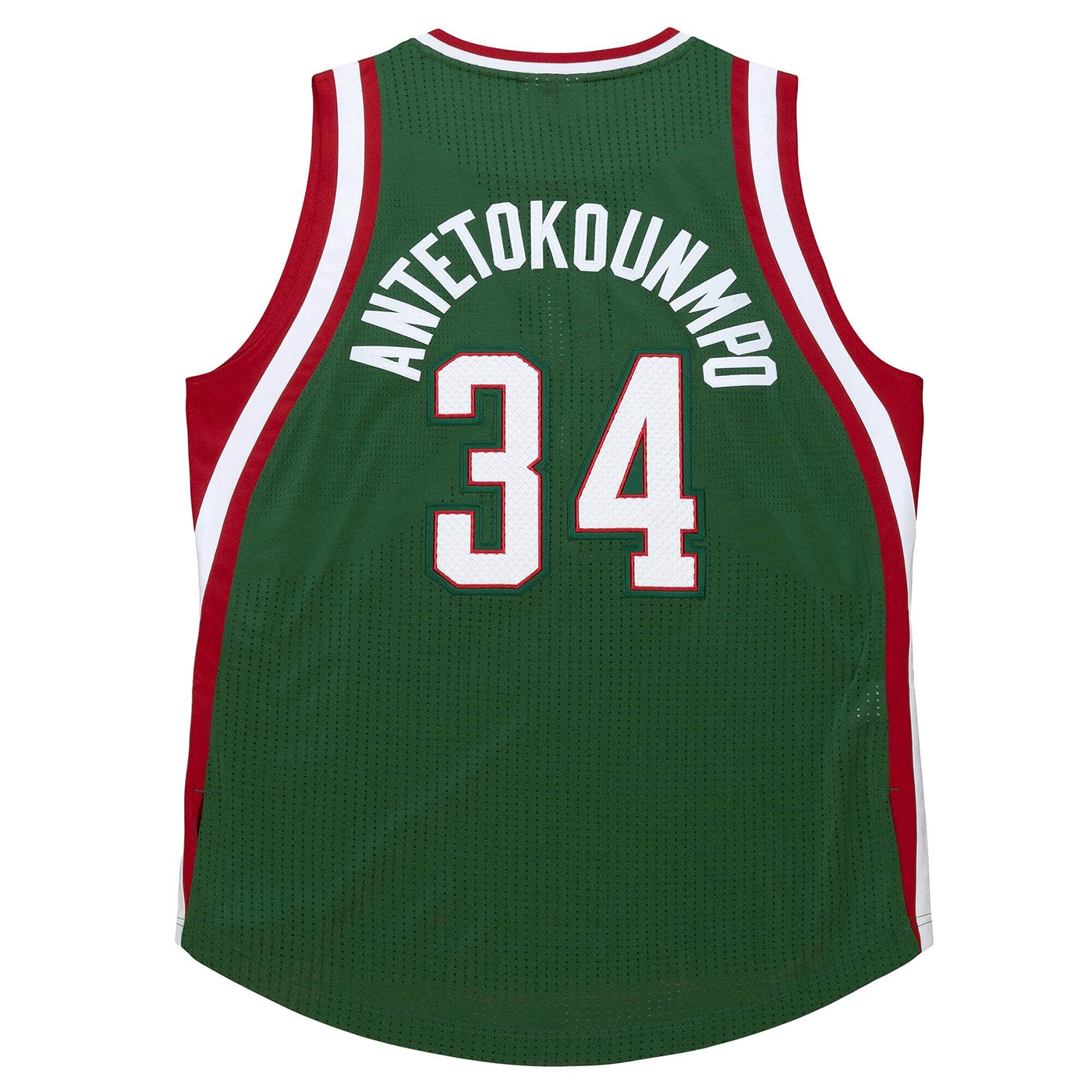 Mitchell & Ness Giannis Antetokounmpo Milwaukee Bucks #34 Jersey Dark Green - Size M