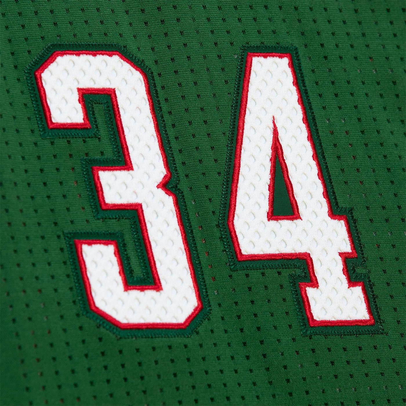 Mitchell & Ness Giannis Antetokounmpo Milwaukee Bucks #34 Jersey Dark Green - Size XL