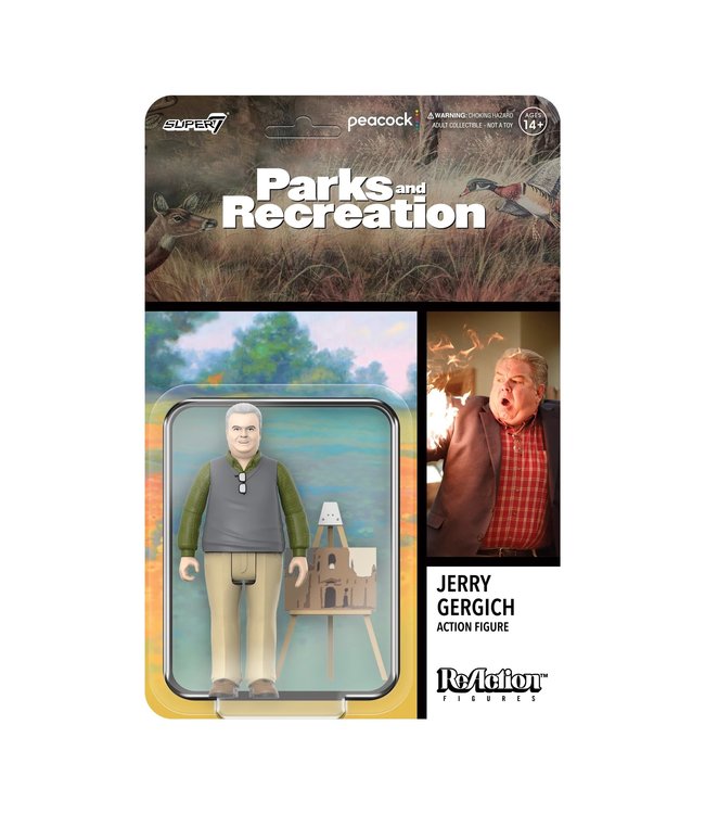 SUPER7 Parks and Recreation ReAction Figure - Jerry Gergich