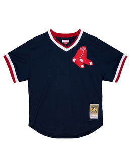 MITCHELL AND NESS RED SOX JIM RICE '89 AUTHENTIC BATTING PRACTICE JERSEY