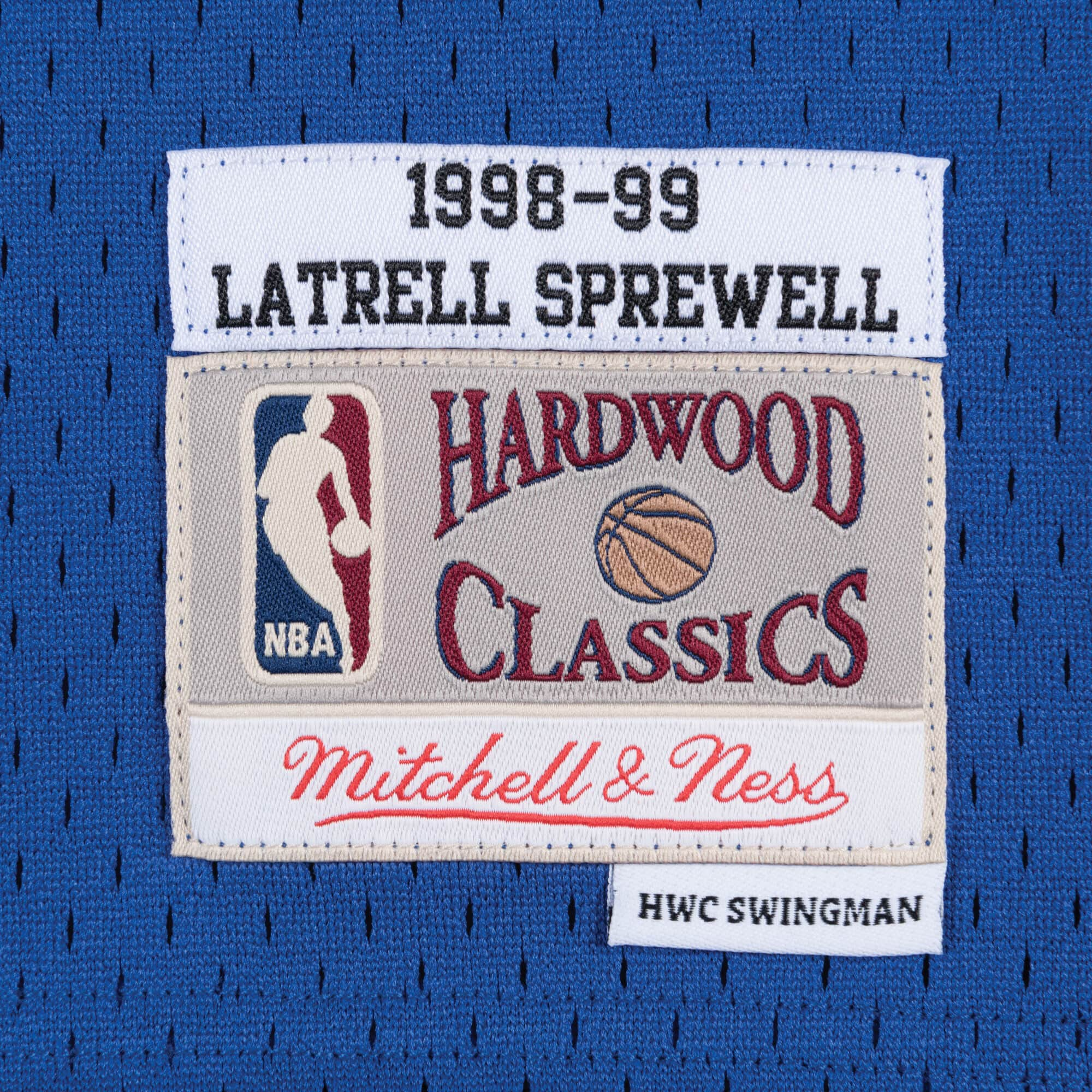 Latrell Sprewell Mitchell & Ness 98-99 Road Swingman Jersey