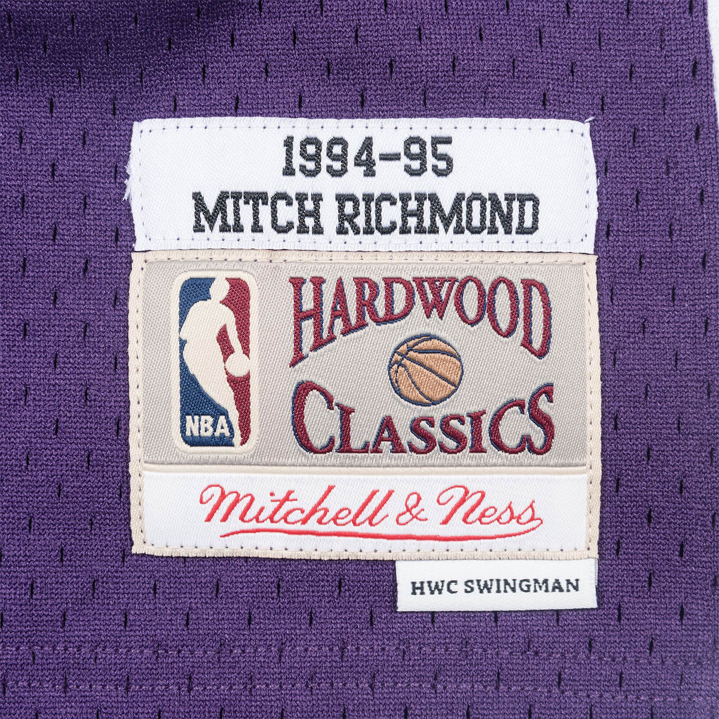 Men's Mitchell & Ness Mitch Richmond White Sacramento Kings 1994-95  Hardwood Classics Reload 3.0 Swingman