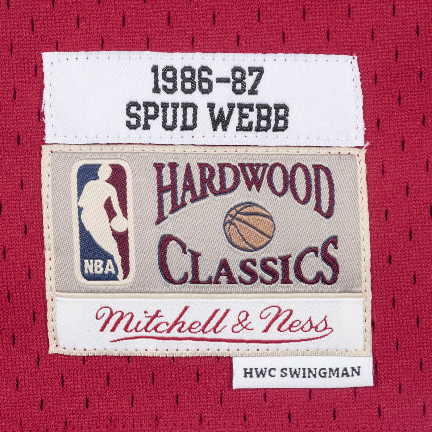 Mitchell & Ness ‘86-87 Atlanta Hawks Spud Webb Hardwood Classic Jersey Men  NBA