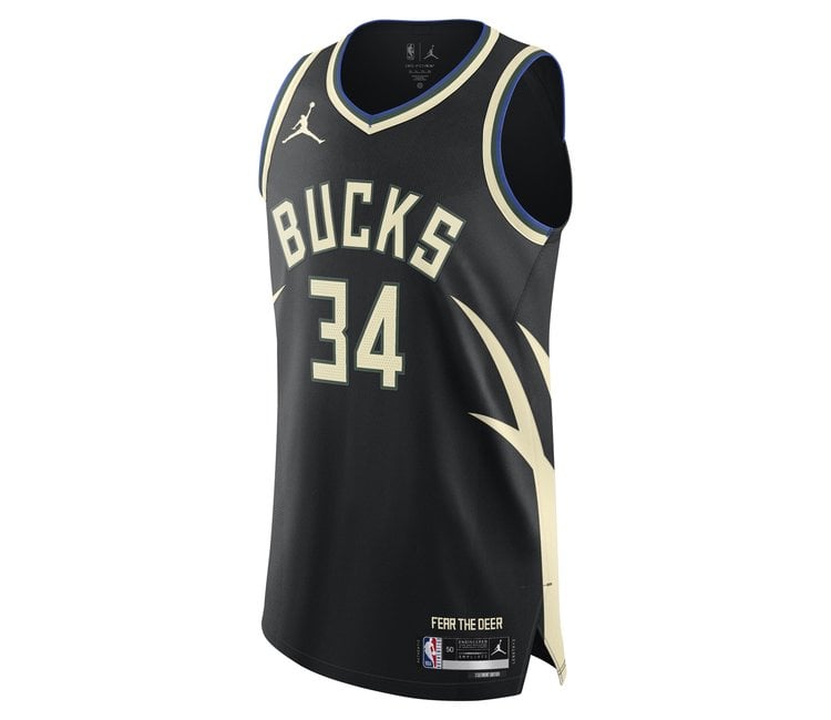 Nike 2019 Statement Edition Giannis Antetokounmpo Milwaukee Bucks Authentic Jersey / 3X Large