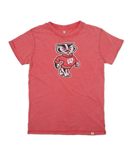 FANATICS BADGERS WOMEN'S WASHED PRIMARY TEE