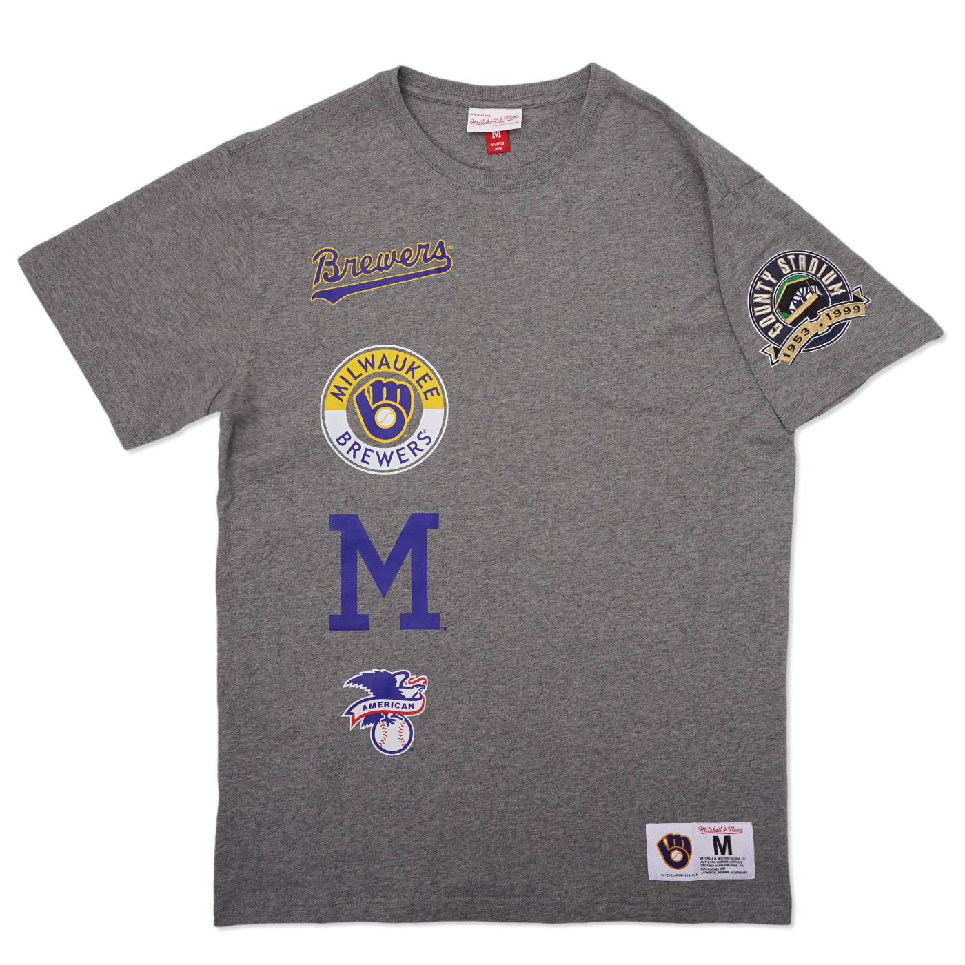 Mitchell & Ness Blue Jays City Collection T-shirt / Grey